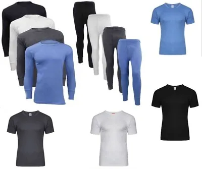 Johns Long Sleeve Men's T-Shirts Thermal Long  Warm Winter Thermal Best Gift Lot • £2.49