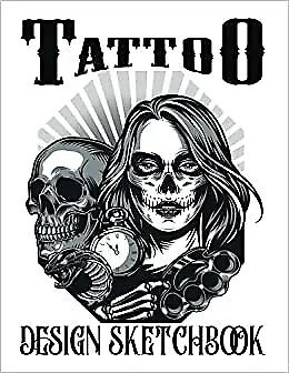 £10.72 • Buy Tattoo Design Sketchbook Artists Journals And Sketchbooks Drawings For Tattoos 