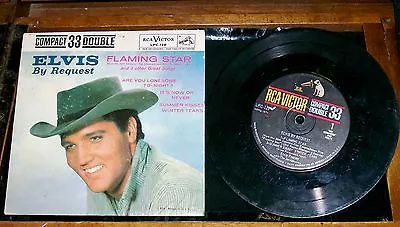 Elvis By Request Flaming Star RCA Victor LPC-128 Compact 33 Double Rare • $41.99