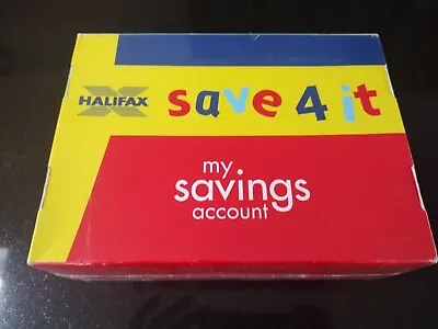 Halifax Save 4 It Money Box Coin Sorter Building Society Promo NEW & SEALED • £27.99