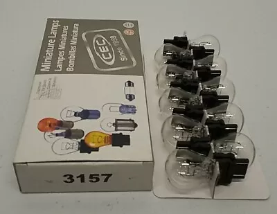 3157 CEC Automotive Miniature Light Bulbs Quantity Of 10 Light Bulbs 3157 • $12.96