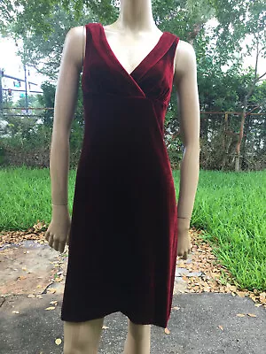 INC International Concepts Caracas Purple Velvet Evening Dress Sleeveless Sz 2 • $59.99