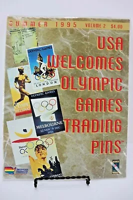 Official Pin Guide USA Welcomes Olympic Games Trading Pins Magazine Volume 2 • $8.85