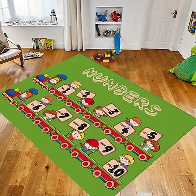 Educational RugsNumbers RugFor Kids RugFor Kids Room RugFor Kindergarten Rug • $12.35