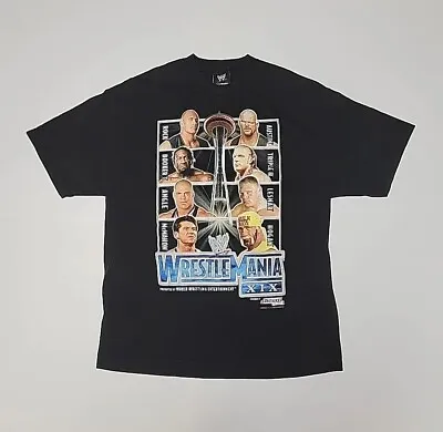 WWE Mens Tee Shirt XL WrestleMania XIX 2003 Showcase Of The Immortals Vtg Black • $118.95