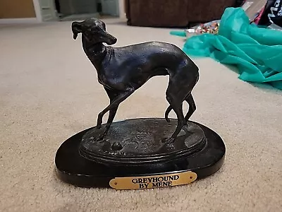 Vintage Pierre-jules P. J. Mene Signed Bronze Greyhound Sculpture  Paris France • $399.95