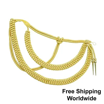 WW2 German Gold Generals Aiguilette - Repro Ceremonial Cord Rope Lanyard Army • $49.99