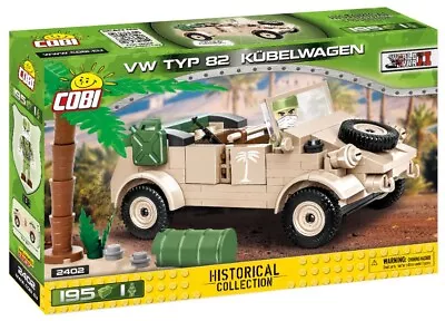 COBI 2402 - VW TYP 82 Kubelwagen - German Army Afrika Korps WW2 Building Blocks • $30.56