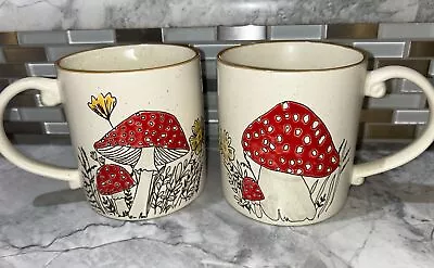 Big Mushroom Coffee Tea Mug Cups Summer Garden By Spectrum Designz NEW 2 • $39.99