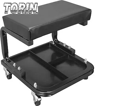 Torin Rolling Creeper Garage/Shop Seat: Padded Mechanic Stool Black • $35.67