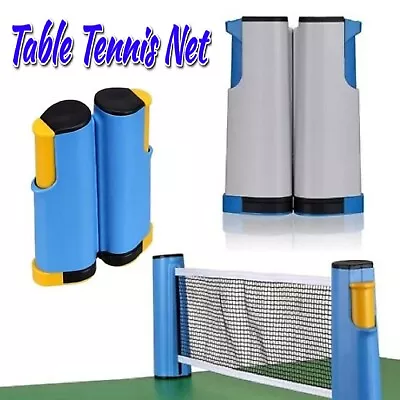 Table Tennis Kit Ping Pong Set Retractable Net Rack Portable Sports Indoor Games • $20.99