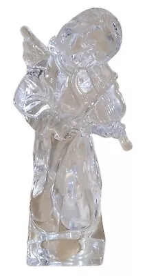 MIKASA Angelic VIOLIN CRYSTAL ANGEL FIGURINE- Germany 8 1/4” Herold Collection • $15