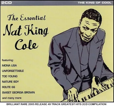 Nat King Cole - Very Best Definitive 49 Greatest Hits Collection - 50's 60's 2CD • £3.99