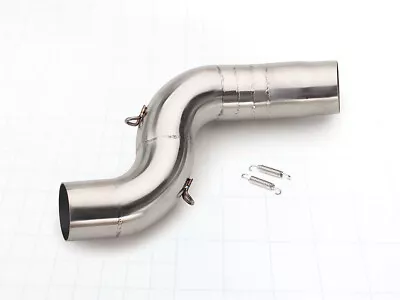 Mid Pipe FOR Kawasaki Ninja ZX6R ZX636 2004-2008 Exhaust Middle Link Tube • $56.83