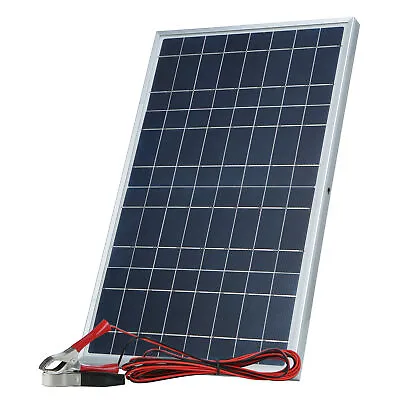 30W Solar Panel  Monocrystalline Panel With  Clips For RV  N9L6 • $21.03