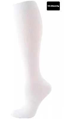 (4 Pairs) (S-4XL) Compression Socks Stockings Graduated Support Men's Women's  • $16.99