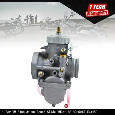 Carburetor Fit For VM 34mm 34 Mm Round Slide VM34-168 42-6015 VM34SC Carb • $32.48