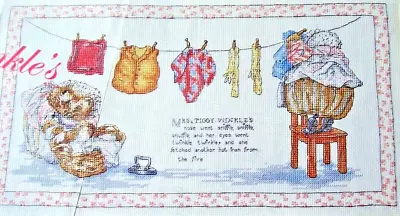 Beatrix Potter Mrs Tiggy Winkle's Laundry Day Cross Stitch Pattern • £8.99