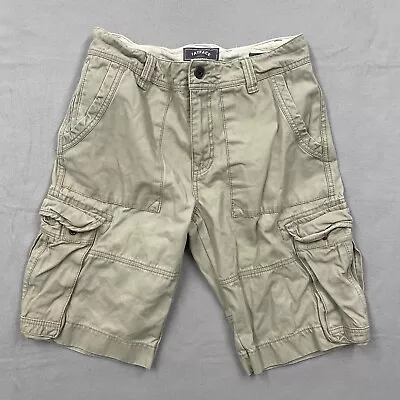 Fat Face Cargo Shorts Mens 32 Beige Utility Combat Side Pockets Heavy Cotton • £22