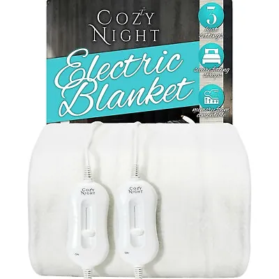 £74.99 • Buy Electric Blanket Dual Control Mattress Under Cover Single Double Super King Size