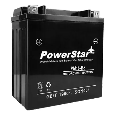 PowerStar Replaces CTX16-BS 16-BS Battery Kawasaki VN1500-D/E/N Vulcan Classic • $49.55