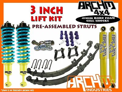 ARCHM4X4 3inch 75mm F&R SUSPENSION LIFT KIT FOR FORD RANGER PX 2011-ON • $1630