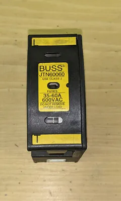 Buss JTN60060 Class J Fuse Holder 35-60 Amp 600 VAC Bussman Cooper • $12.50