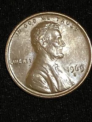 1969 S Lincoln Penny Double Date ERROR And Double LIBERTY And Mint • $399.99