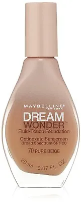 Maybelline Dream Wonder Fluid Touch Foundation In Shade 70 Pure Beige • $11.04