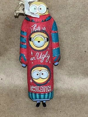 Hallmark Merry Minions “Ugly Sweater” Christmas Ornament 2022 - EUC • $9.95