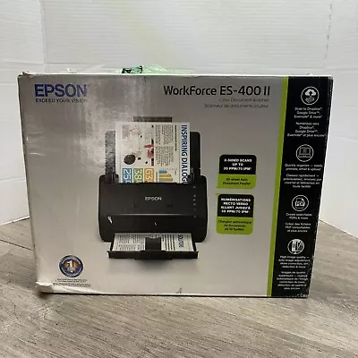 Epson Workforce  ES-400 II Duplex Desktop Document Scanner New Open Box • $249.99