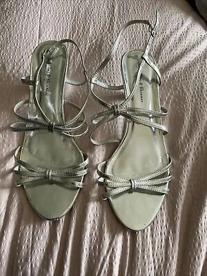 Lilley & Skinner Size 8 Silver Sandal Ideal For Special Occasion • £8