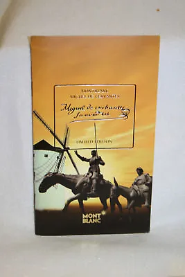 Montblanc Miguel De Cervantes Booklet Owners Instruction Manual Book English • $25