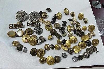 Lot Vintage Brass Buttons Etc • $11.50