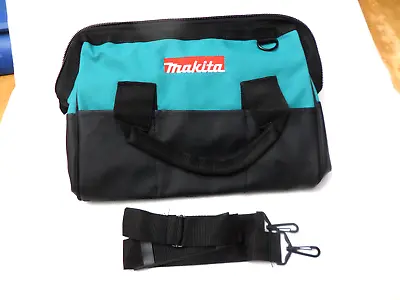 Makita 14 X 10 X 9  Heavy Duty Contractor Tool Bag Inside Pockets Shoulder Strap • $24.66