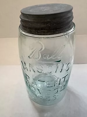 Vintage Ball Mason Jar Ca. 1895-1896 Extremely Rare • $250
