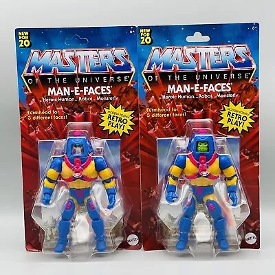 Masters Of The Universe Origins MAN-E-FACES 2 Retro Play Action Figures • $96.99