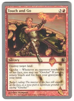 Magic_the_gathering Unhinged Touch And Go #90 2004MTGLP Common • $1.99