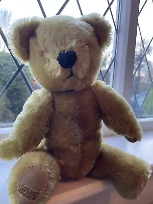 11” 1960s Merrythought Teddy Bear In Outstanding Condition. Only One Owner! • £25