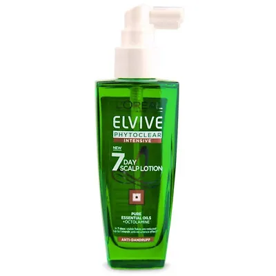L'Oreal Paris Elvive Phytoclear Intensive Anti Dandruff 7 Day Scalp Lotion 100ml • £22