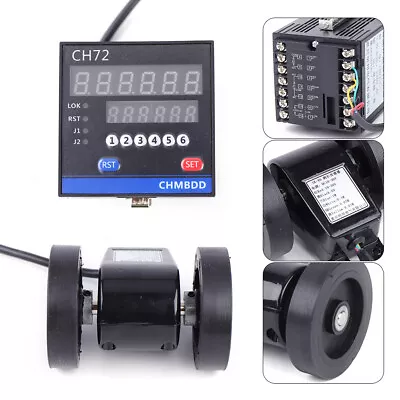 Digital Display Electronic Meter Counter Two Wheel Length Measuring Accuracy USA • $42.75