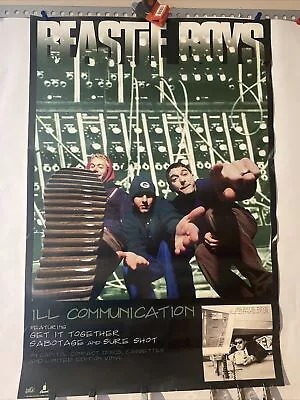 Beastie Boys Original Promo Poster Ill Communication 1994 Capitol Records 20x30 • $56.03