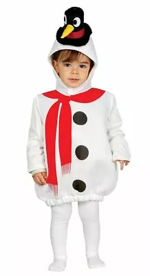 Toddlers Snowman Costume Christmas Xmas Nativity Fancy Dress Babies Infants Kids • £9.99