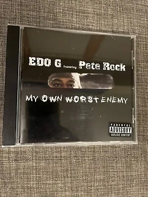 EDO.G - My Own Worst Enemy - CD - Pete Rock Masta Ace Krumbsnatcha - 2004 • $12