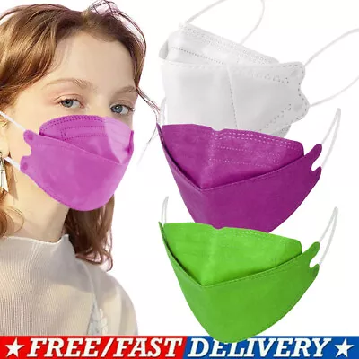 1-10Pcs Korea KF94 Reusable Face Mask 4-Layer Filter Protective Comfortable Au • $13.34