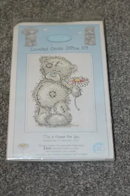 Me To You - TT01 - A Flower For You - Counted Cross Stitch Kit - Blue Nose Teddy • £2.49