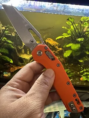 Microtech Standard Issue MSI RAM-LOK Knife Orange G10 Stonewash M390 Blade • $365