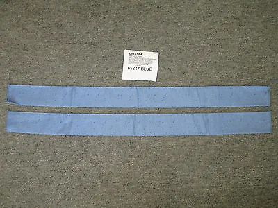 Set Of 2 Blue Chelsea 65847 Blue 33  X 2 1/2  Curtain Tie Backs NEW  • £6.76
