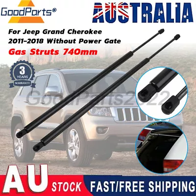 Tailgate Gas Struts 740mm For Jeep Grand Cherokee WK2 2011-2018 NO Power Gate AU • $26.50