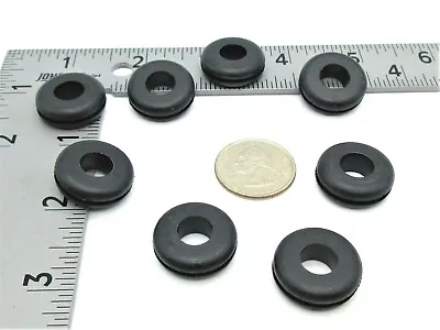 3/4” X 5/16” ID W 1/16” Groove Rubber Wire Grommet Bushing  Oil Resistant Buna • $17.91